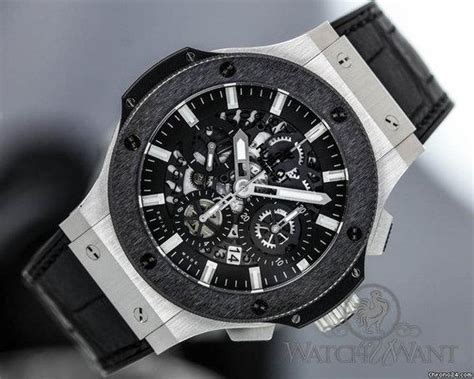 hublot big bang aero bang stainless steel ceramic bezel 44mm|Hublot big bang aerobang.